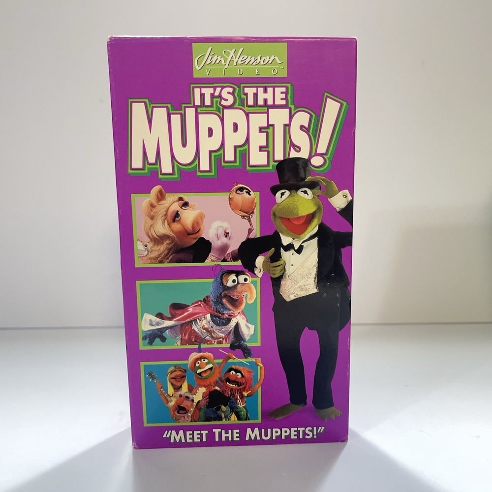 Vintage 1993 Jim Henson VHS It's The Muppets Meet, More Muppets Please Tested - Picture 2 of 8